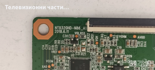 Arielli LED-32DN4T2 със счупен екран HV320WHB-N86/TP.MS3663S.PB818/NTB320HD-N86_A1/, снимка 12 - Части и Платки - 51688404