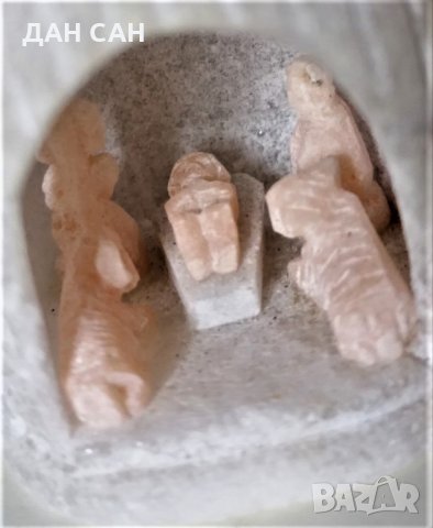 Перу мрамор скулптора Рождество мини ръчна работа, снимка 5 - Статуетки - 30804492