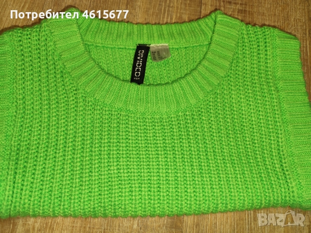 късо електриково пуловерче , снимка 2 - Блузи с дълъг ръкав и пуловери - 52012608