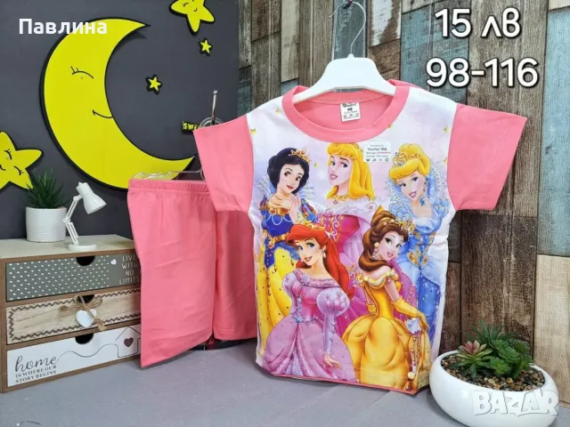Пижами за момиче с къс ръкав , снимка 8 - Детски пижами - 48911318
