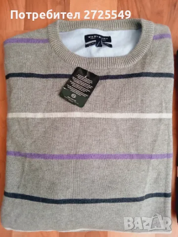 ХЛ нови пуловери 100% памук, снимка 2 - Пуловери - 47700835