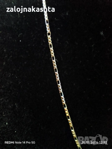 НОВ ЗЛАТЕН СИНДЖИР 3,15 14К, снимка 2 - Колиета, медальони, синджири - 53256911