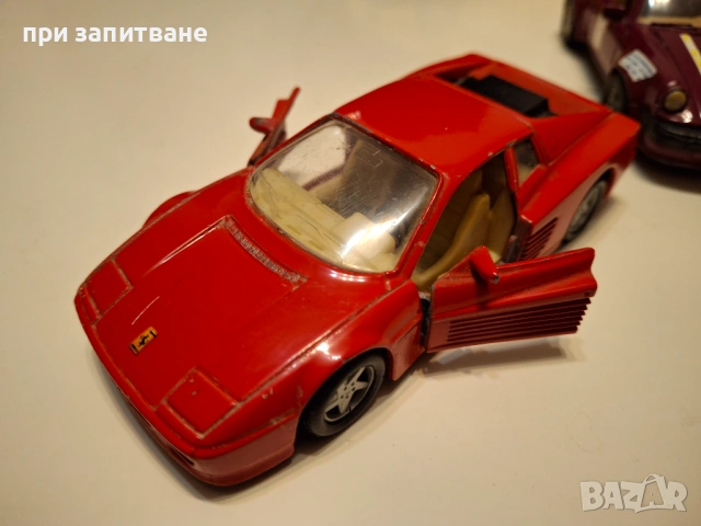 Колички Audi, Porsche 911, Lamborghini, Ferrari, Dodge Ram1/46 до 1/32, burrago Italy 1/43, снимка 13 - Колекции - 50531062