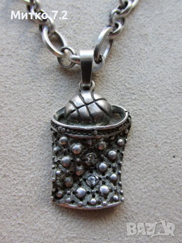 сребърен медальон - 30