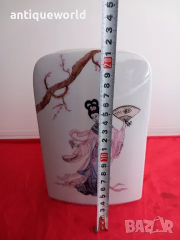 Thomas ROSENTHAL Авторска Лимитирана Порцеланова Ваза, снимка 7 - Антикварни и старинни предмети - 49410157