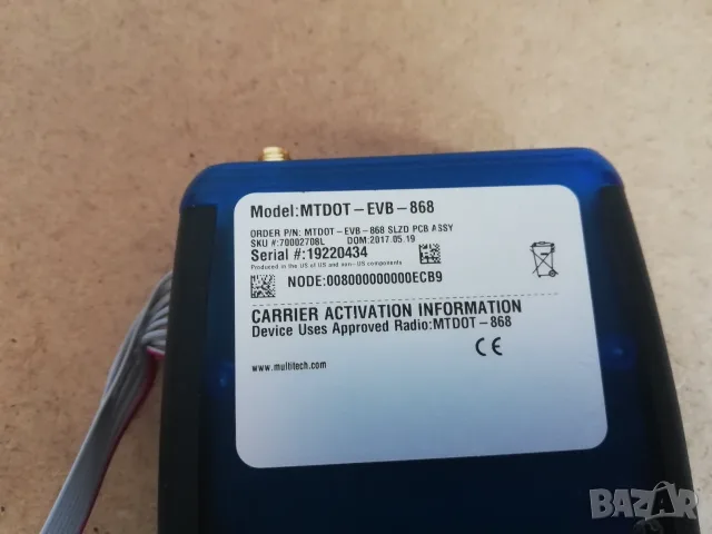 Multitech MTDOT-EVB-868 SLZD PCB ASSY, снимка 7 - Друга електроника - 56126697