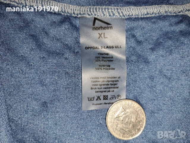 Norheim (XL) дамска мерино блуза , снимка 4 - Спортни екипи - 49472965