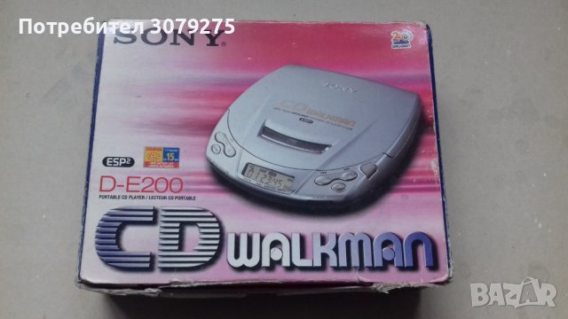 Discman Sony D-E200, снимка 2 - Аудиосистеми - 44368806