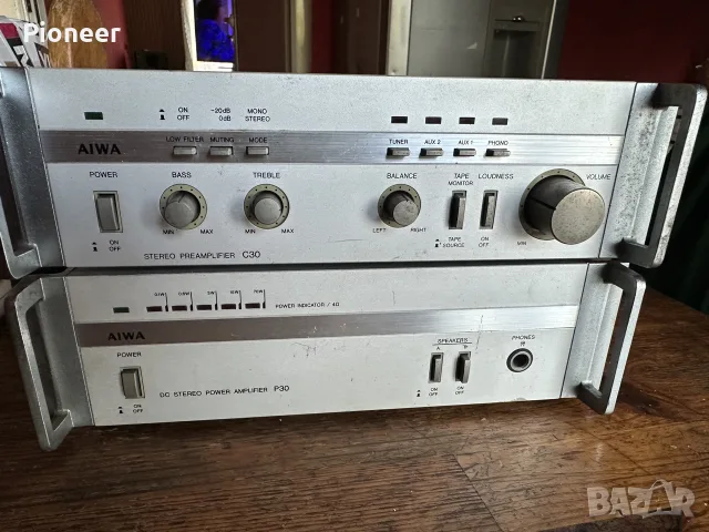 aiwa c30/p30 ampli pre 