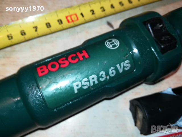 BOSCH PSR3,6VS+BATTERY PACK-GERMANY 1704221304, снимка 11 - Други инструменти - 36482937