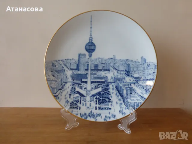 Порцеланова чиния за стана Майсен 1975 г, снимка 9 - Декорация за дома - 49545479