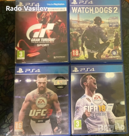 PS4 игри комплект 4 броя – 60 лв или поотделно