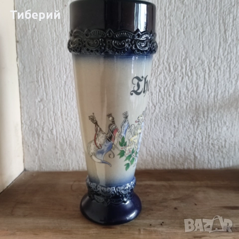 Керамична ваза Байрен Мюнхен, снимка 6 - Вази - 52033564