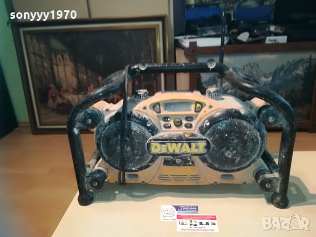 dewalt-строително радио-внос англия, снимка 9 - Ресийвъри, усилватели, смесителни пултове - 29145434