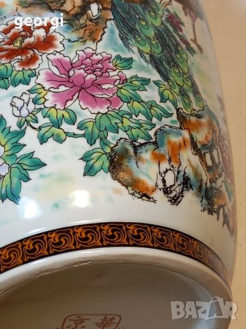 Китайска порцеланова ваза, снимка 4 - Вази - 38087749