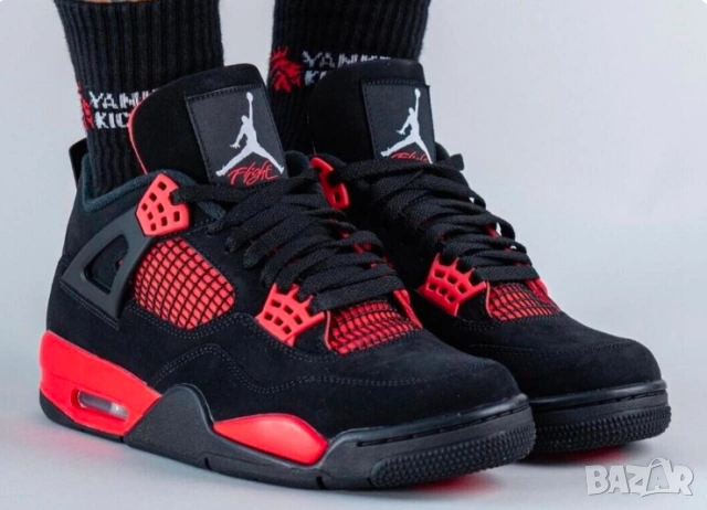 маратонки Jordan 4 Retro Red Thunder номер 46