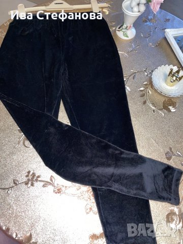 Черен еластичен плюшен клин , снимка 4 - Клинове - 35513946