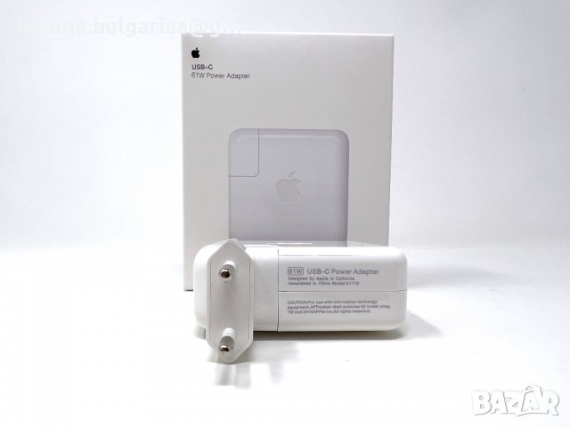  Зарядно Apple MacBook Air, Pro USB C 61W, снимка 4 - Кабели и адаптери - 37530195