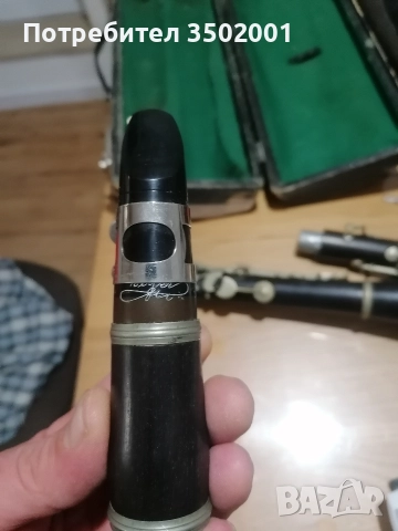 B-Кларинет около 1920 Otto Moennig Leipzig с куфар и мундщук Meyer New York , снимка 9 - Куфари с инструменти - 52268867