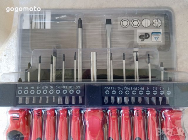 подарък, идея за ПОДАРЪК, Отвертки 37 броя , отвертки комплект НОВ ГОЛЯМ ПЪЛЕН, снимка 3 - Отвертки - 33993744