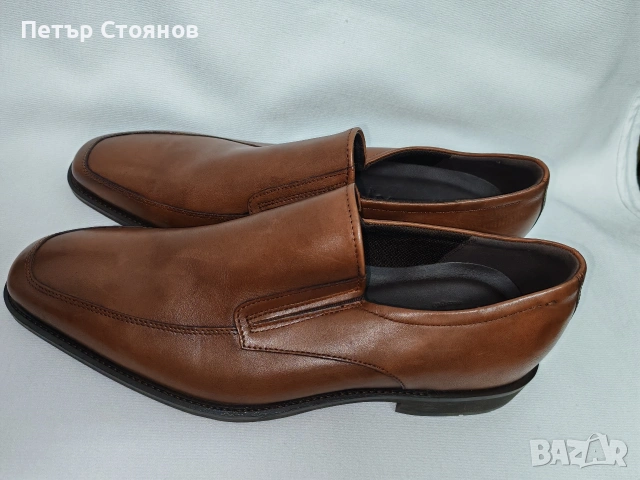 Предлагам стилни мъжки официални обувки от естествена кожа ECCO №46, снимка 3 - Официални обувки - 53247494