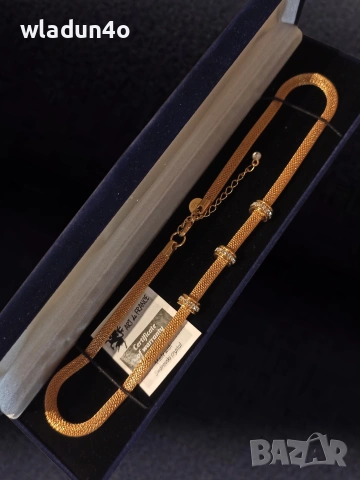 Колие със Сваровски кристали -10e, снимка 3 - Колиета, медальони, синджири - 49940258