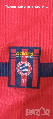 Ретро винтидж футболна тениска Байерн Мюнхен 1998-2000 гостуващ екип Adidas размер М, снимка 5 - Спортни дрехи, екипи - 53327432