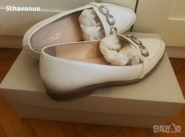 QUAZI Дамски бели обувки естествена кожа , снимка 4 - Дамски ежедневни обувки - 37018472
