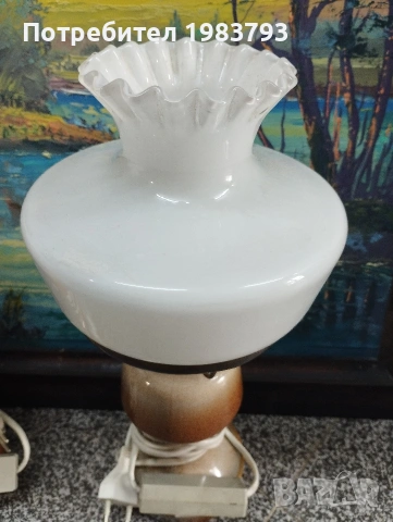 Две нови нощни лампи,ретро стил., снимка 3 - Настолни лампи - 54119336