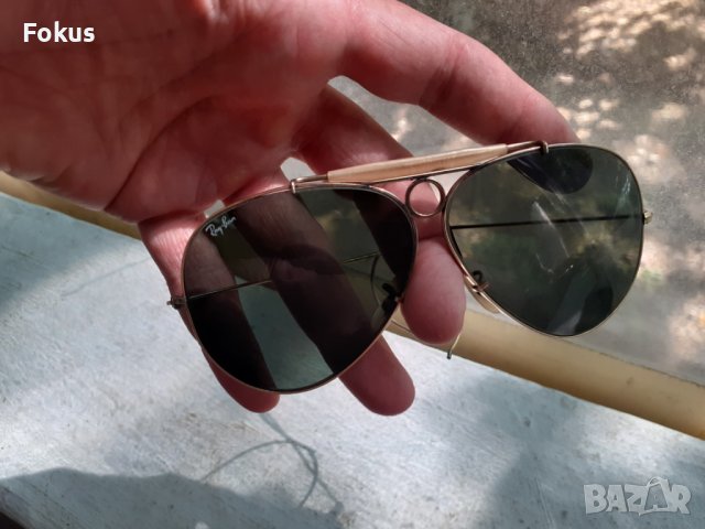 Слънчеви очила Ray Ban Bausch & Lomb - Рей Бан Авиатор BL, снимка 3 - Антикварни и старинни предмети - 37157230