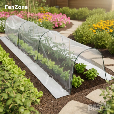 Мини оранжерия - компактна със здрава конструкция - 1,5 х 4 м, снимка 8 - Оранжерии - 54051526