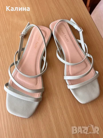 ЧИСТО НОВИ Светлозелени сандали