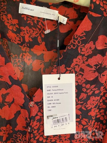 Нова блуза In Wear с етикет, снимка 8 - Ризи - 36649568