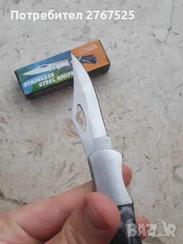 Джобен Туристически нож Mammut Rostfrei Неръждаем, снимка 3 - Ножове - 48450390