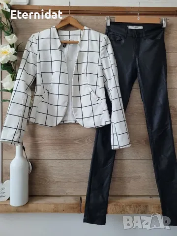Бяло сако H&M , снимка 4 - Сака - 50214835
