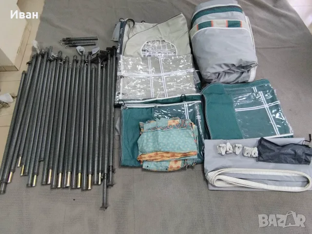 Форселт за каравана Isabella Capri Lux Green. Размер 1050см (1036-1060см) земя-земя., снимка 2 - Палатки - 56233486
