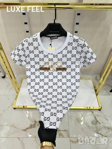 GUCCI 💎 NEW MODEL , снимка 3 - Тениски - 53306480