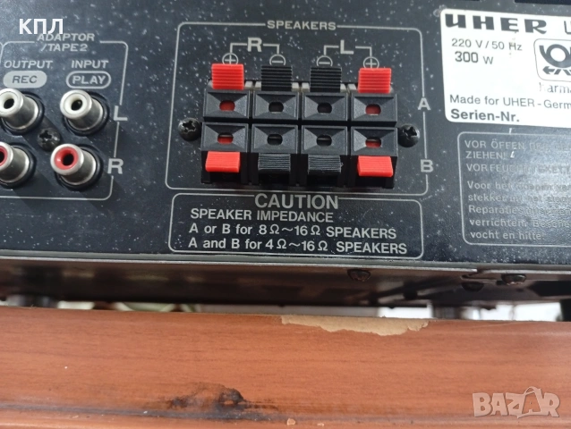 Усилвател UHER UA-120, снимка 12 - Ресийвъри, усилватели, смесителни пултове - 54031348
