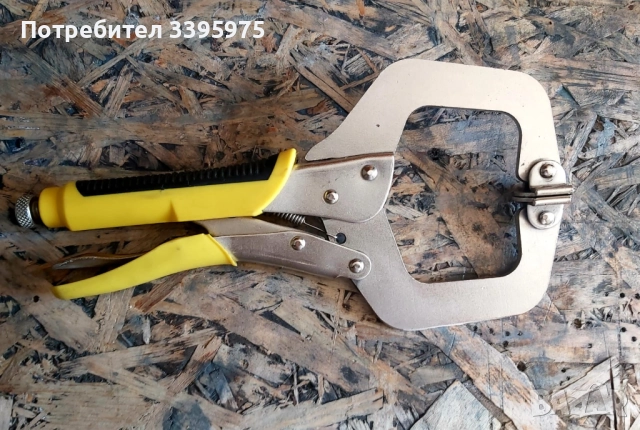 Заключваща С-струбцина и Менгеме за бормашина НОВИ, снимка 5 - Менгемета - 51590755