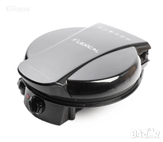 Уред за приготвяне на пица с незалепващо покритие Lexical LPM-2660-1 Бял/Черен, снимка 6 - Други - 52870820