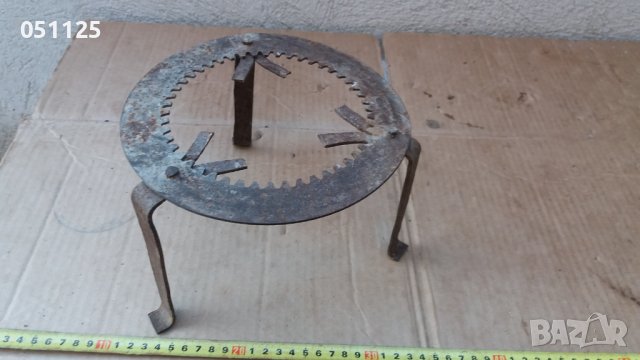 кован възрожденски сажер, пиростия, огнище , снимка 3 - Антикварни и старинни предмети - 39156737