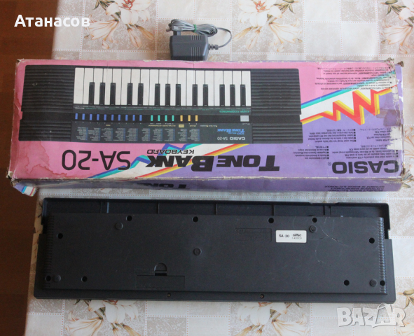 Синтезатор Casio SA-20 Tone Bank Keyboard, снимка 2 - Синтезатори - 44595128