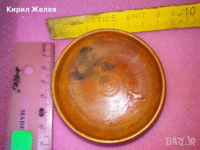 СТАРА МАЛКО ДЕКОРАТИВНА ДЪРВЕНА ЧИНИЙКА За МЕХАНА БИТОВ КЪТ КОЛЕКЦИЯ ДЕКОРАЦИЯ 42903, снимка 4 - Декорация за дома - 44312662