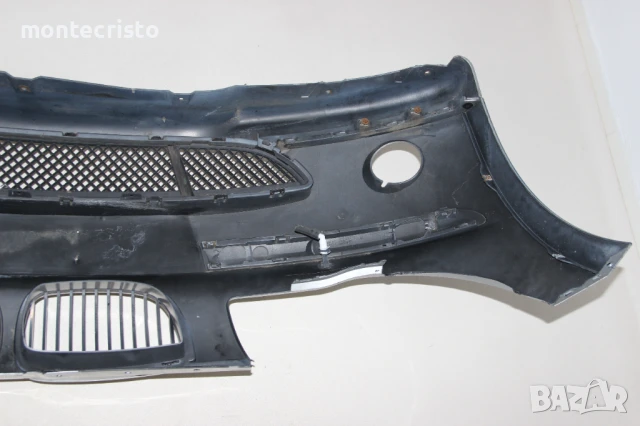Предна броня BMW E87 Serie 1 (2004-2007г.) 51117151823 с отвори за пръскалки, снимка 13 - Части - 50696389