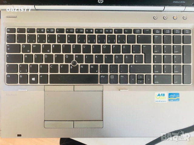 Лаптоп HP 8570 proc i7 3520  2x2,9 ghz turbo 3,6 ghz SSD 128 gb RAM 12 gb OFFICE инстал. WIN  11, снимка 8 - Лаптопи за работа - 52168615