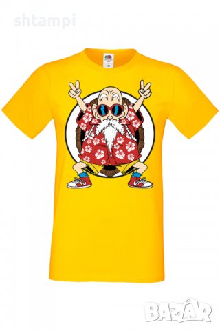Мъжка тениска Dragon Ball Z Master Roshi,Анимация,игра,Празник,Повод,, снимка 10 - Тениски - 37936863