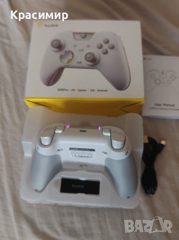 Нов Easy SMX X05Pro джойстик съвместим с PC/NS/Android/TV, снимка 2 - Джойстици и геймпадове - 53997614