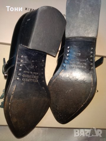 Елегантни обувки  Ermanno Scervino кожа с камъни Swarovski, снимка 14 - Дамски елегантни обувки - 29285897