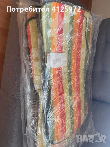 Комплект 4 бр. нови свежи градински възглавници за стол с облегалка, снимка 2 - Други - 49575847