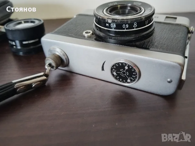Фотоапарат CHAJKA-II USSR с два обектива , снимка 3 - Фотоапарати - 56183024